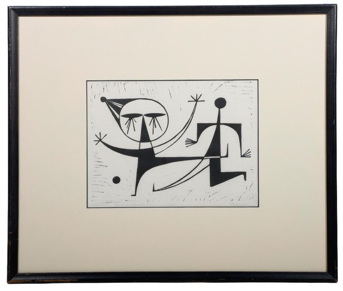 Robert P. McChesney (1913-2008), Linocut (1 of 3)