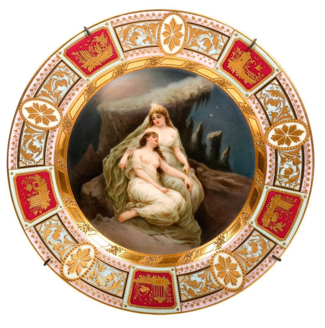 Two Royal Vienna Mythological Plates (1 of 5)