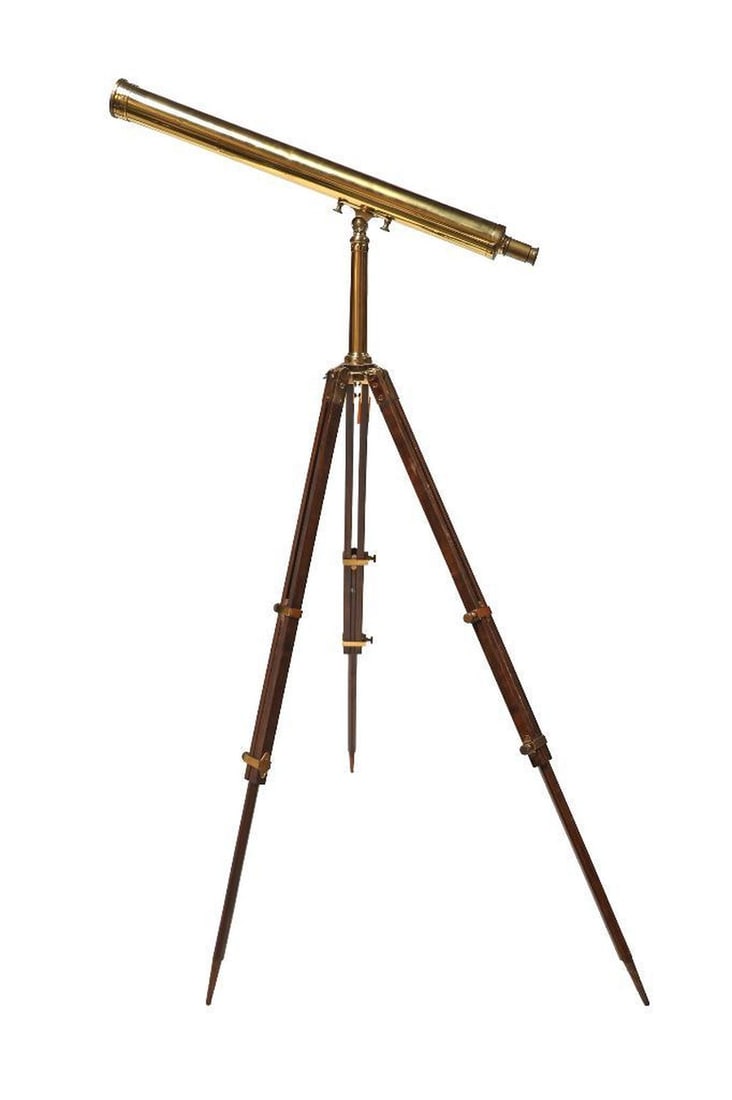 Irish Brass Cased Telescope on Stand (1 of 2)