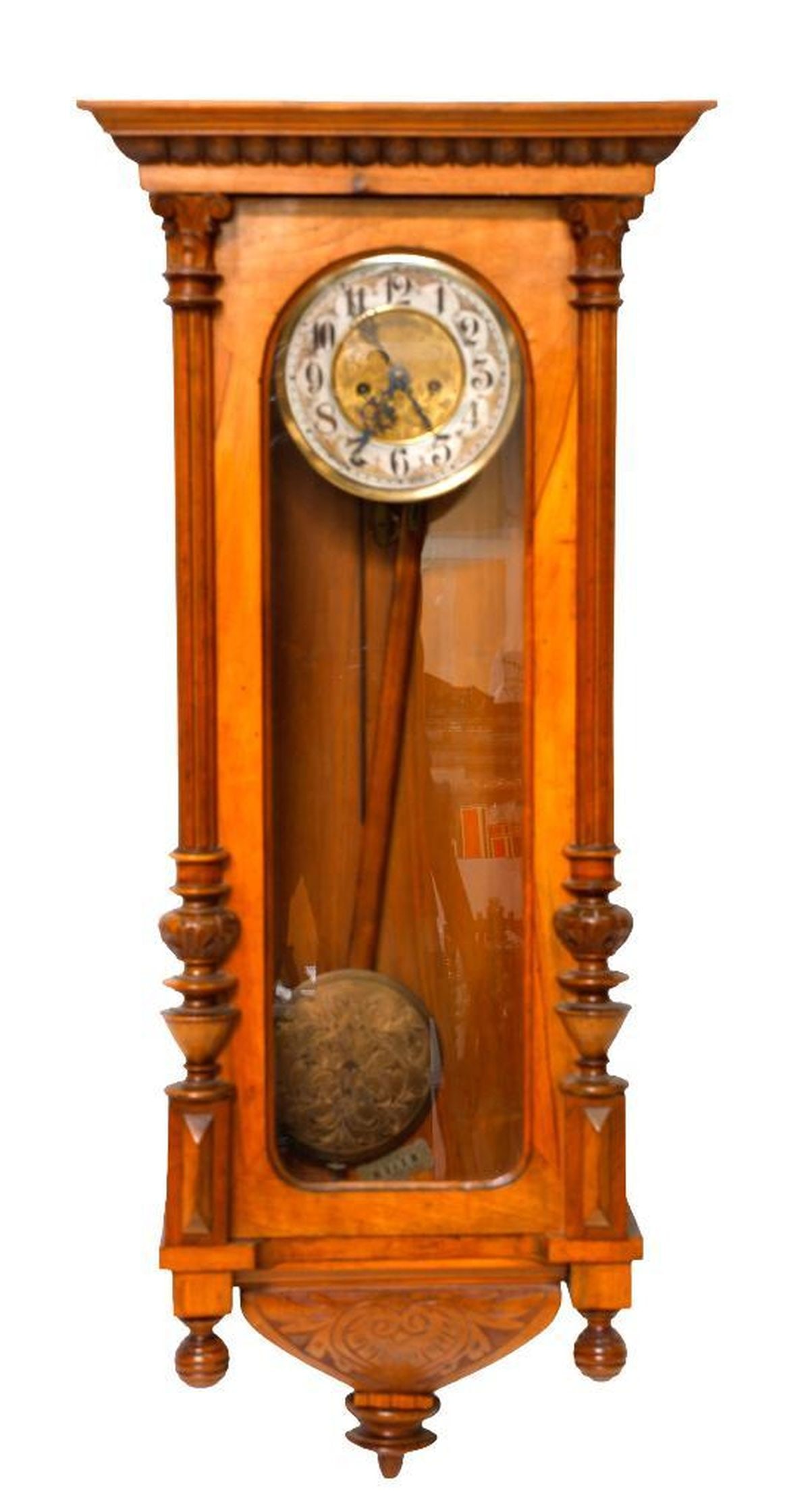 Viennese Gustav Becker Regulator Clock (1 of 2)