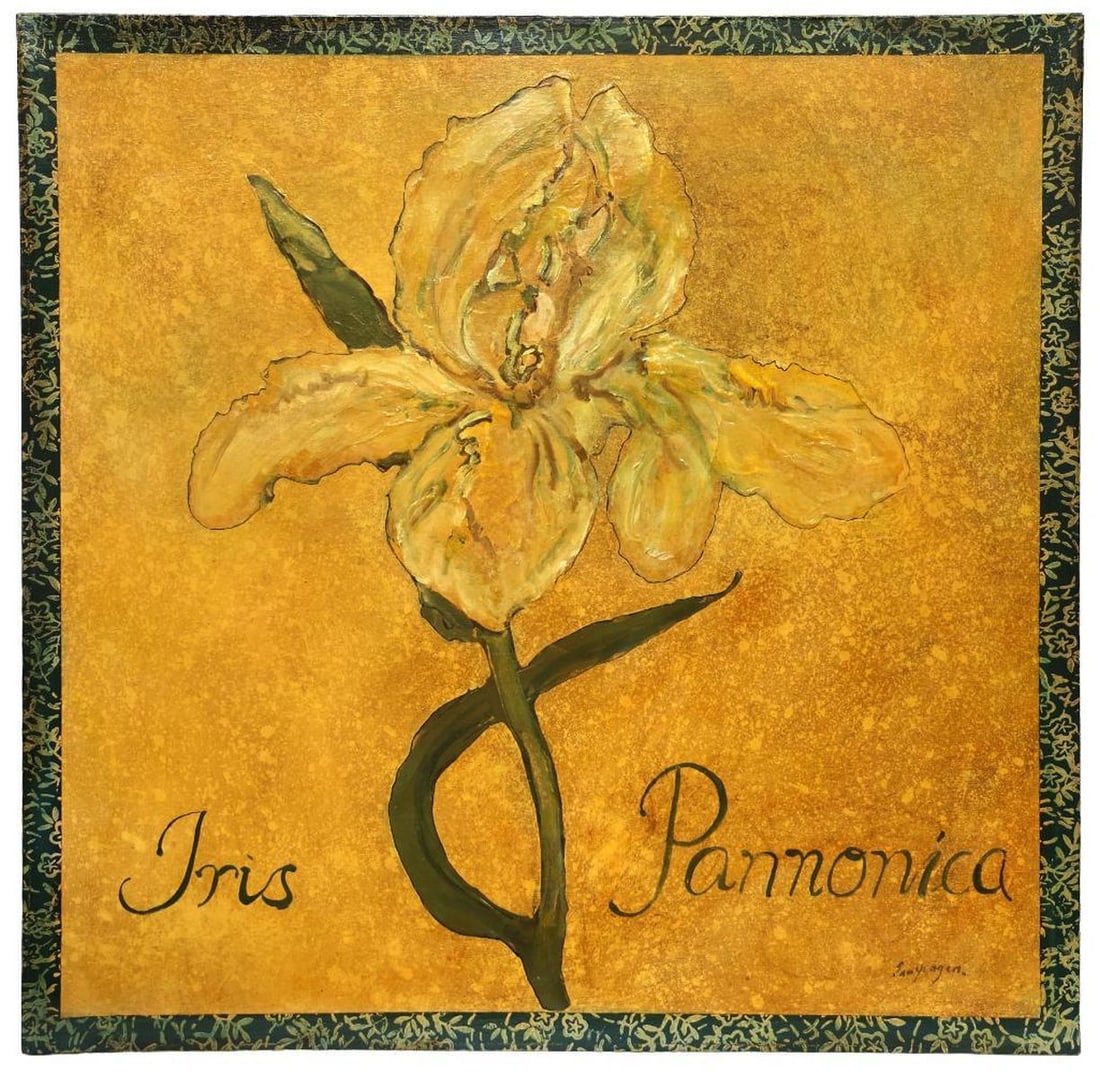 Ira Yeager (1938-2022), Iris Painting (1 of 3)