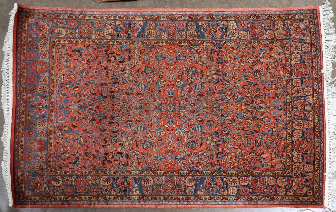 Perisian Sarouk Corridor Carpet: Size approximately 4 feet 3.5 inches x 7 feet 4 inches [Provenance: Estate of Joan A. Nitis, San Francisco.]