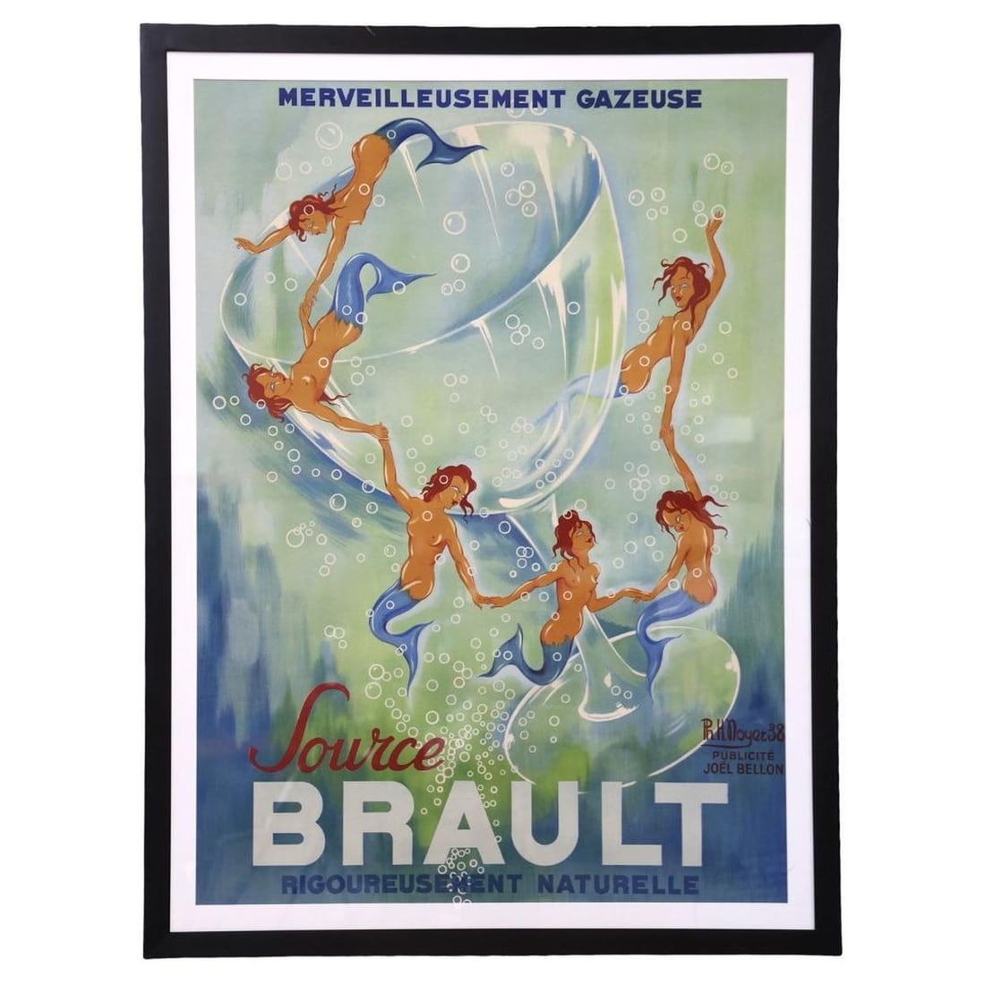 French Source Brault Mermaids Advertising Poster (1 of 1)