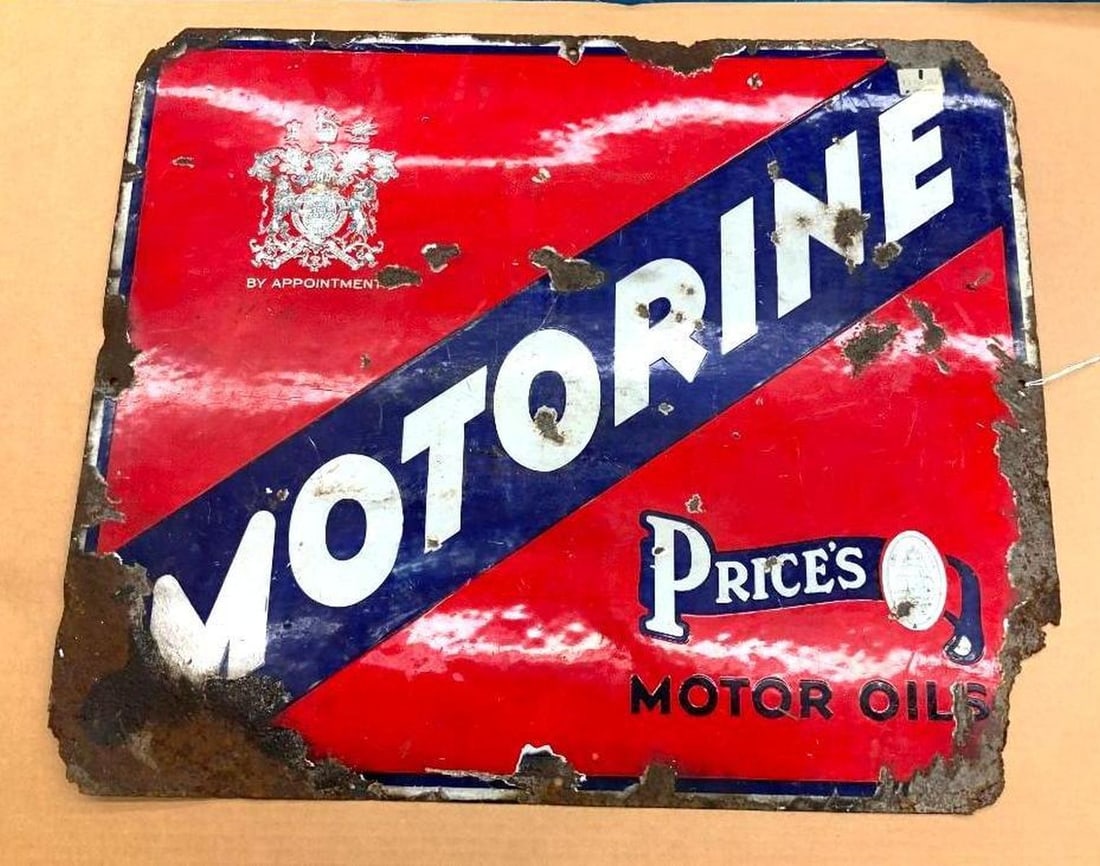 Price's Motorine Advertising Sign (1 of 1)