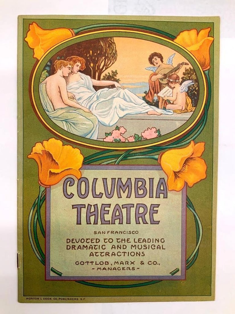 Art Nouveau Columbia Theatre Program (1 of 2)