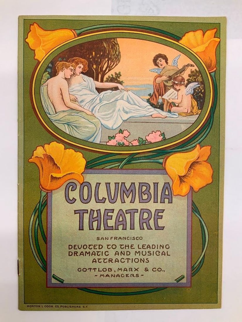 Art Nouveau Columbia Theatre Program - 2