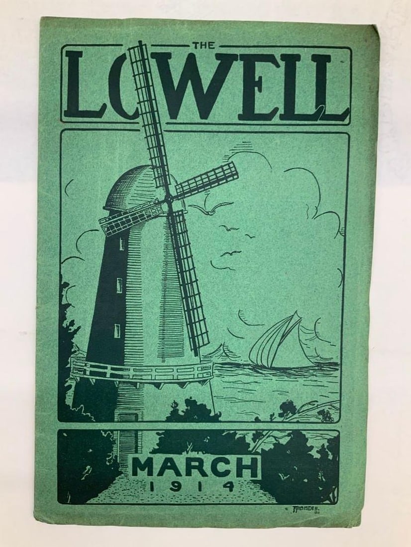 VintageSan Francisco High School Magazine: The Lowell: Circa: 1914. Dimensions: 11" x 7" (27.9 x 17.8 cm) Condition: Paper discolored with scattered wear.
