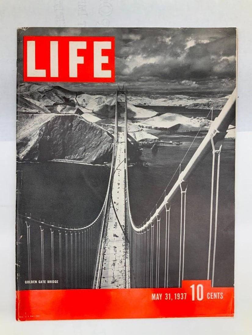 1937 Life Magazine Featuring Golden Gate Bridge (1 of 2)