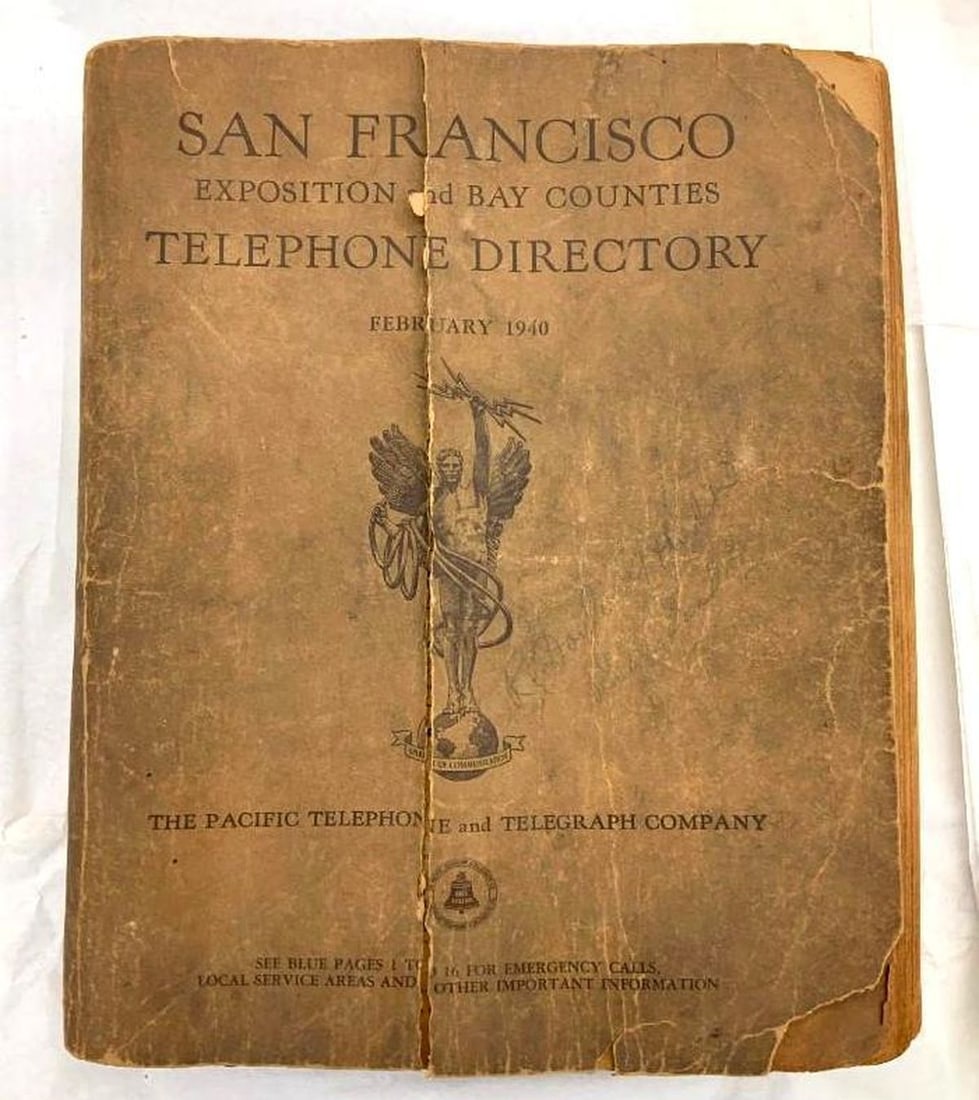 San Francisco Telephone Directory (1 of 2)