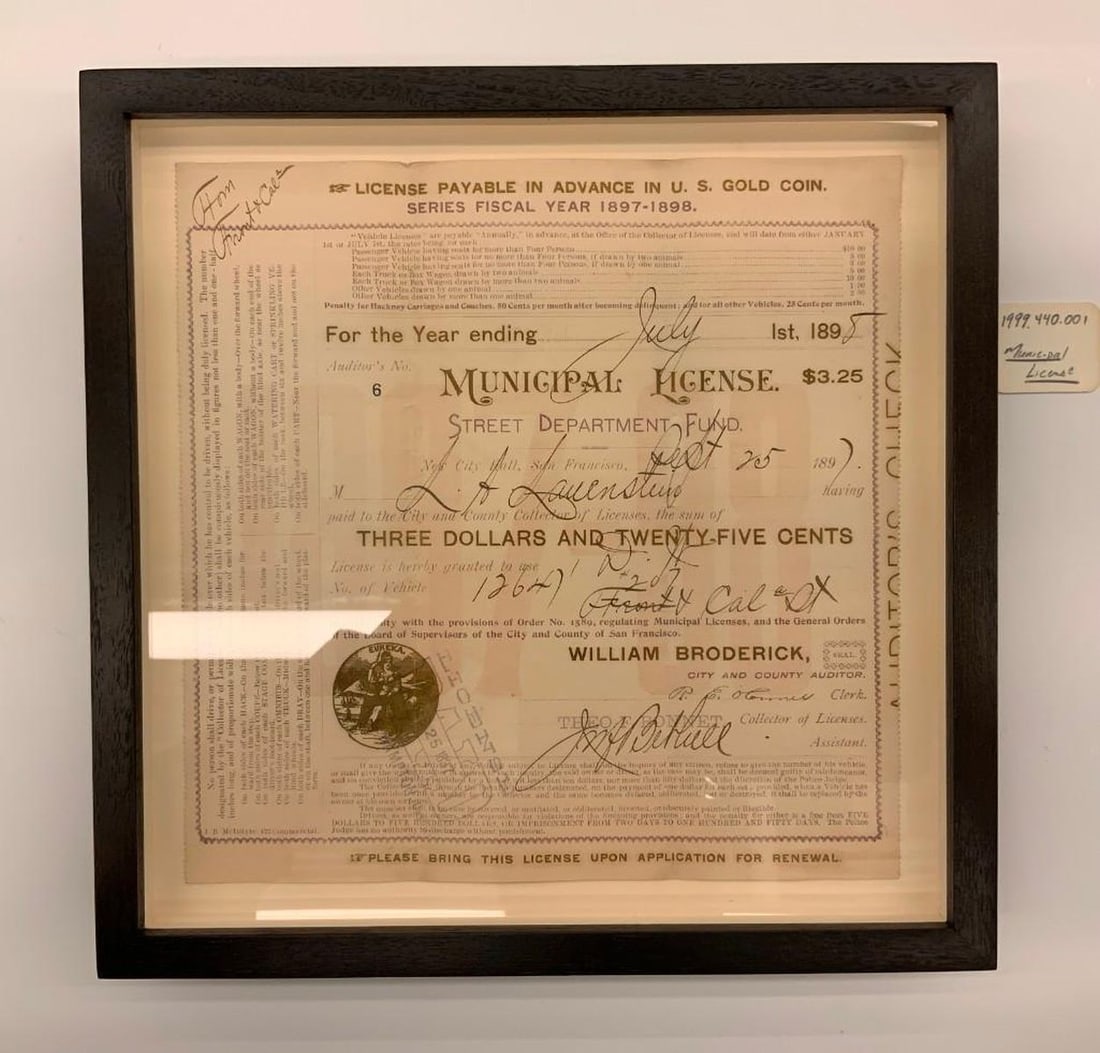 San Francisco Municipal License - 2