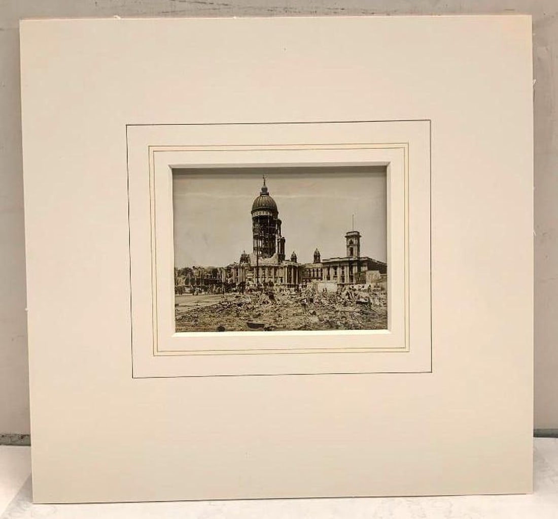 San Francisco Photograph of City Hall in Ruins (1 of 2)