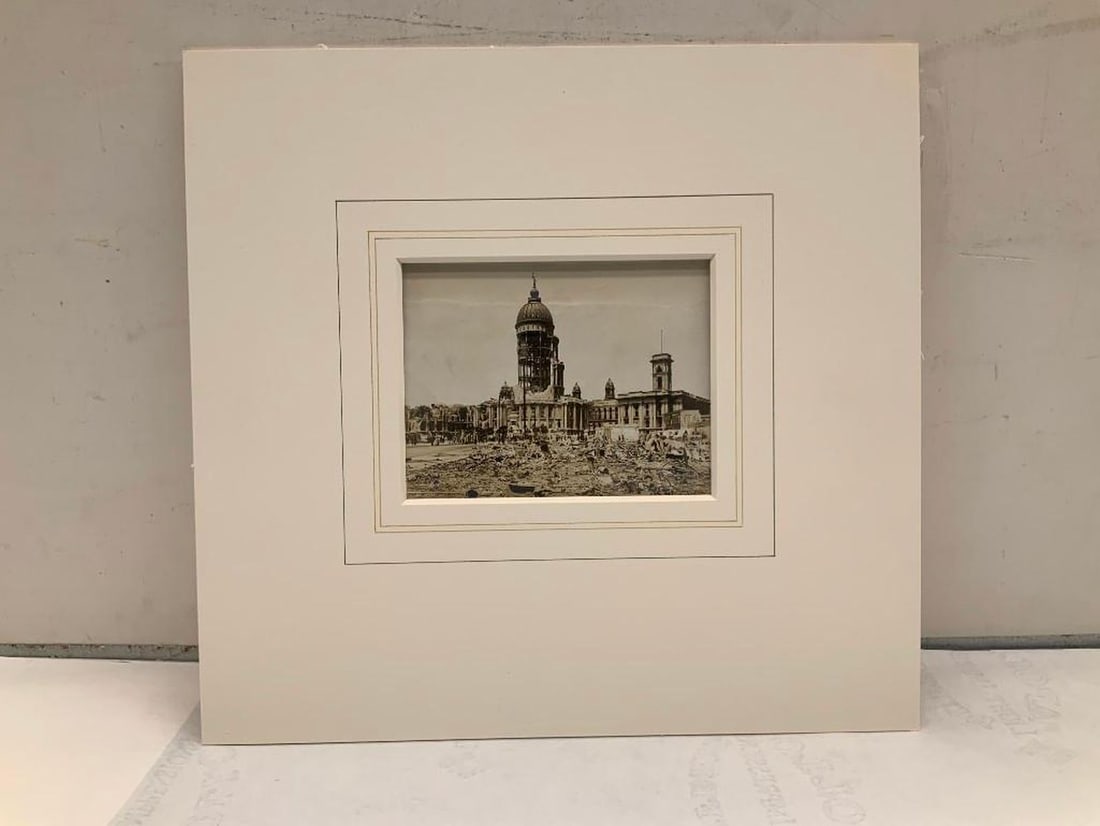 San Francisco Photograph of City Hall in Ruins - 2