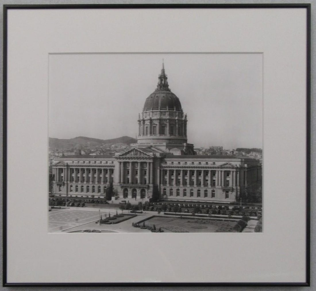 San Francisco Black & White Photograph of City Hall - 2