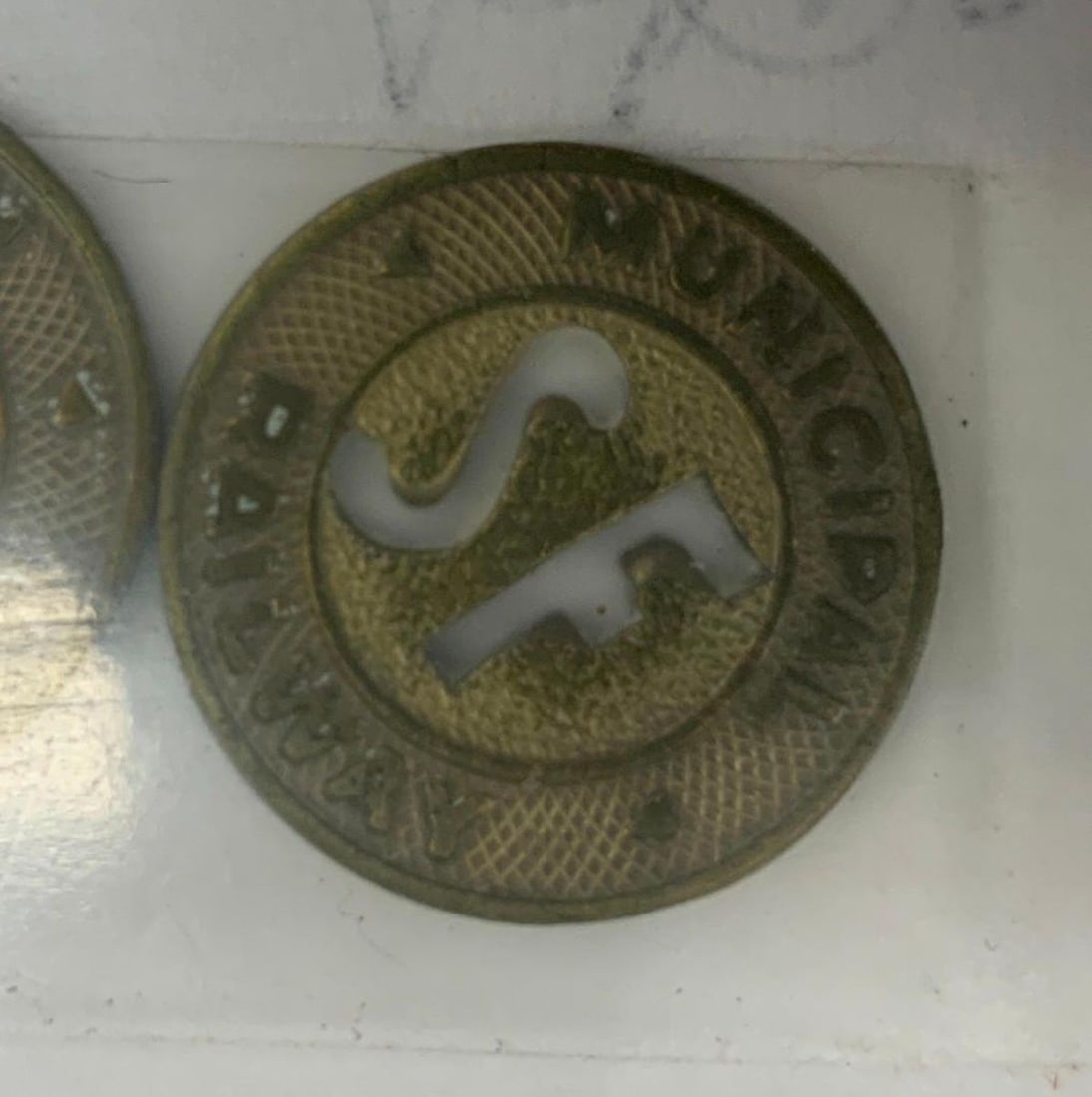 Two San Francisco Municipal Railway Tokens - 4