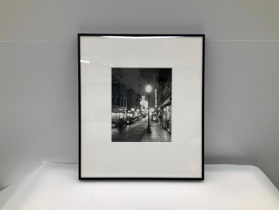 Gabriel Moulin Photograph of Chinatown Street at Night - 2