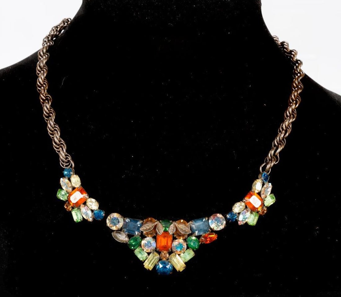 Two Weiss and Vendome rhinestone necklaces (1 of 3)