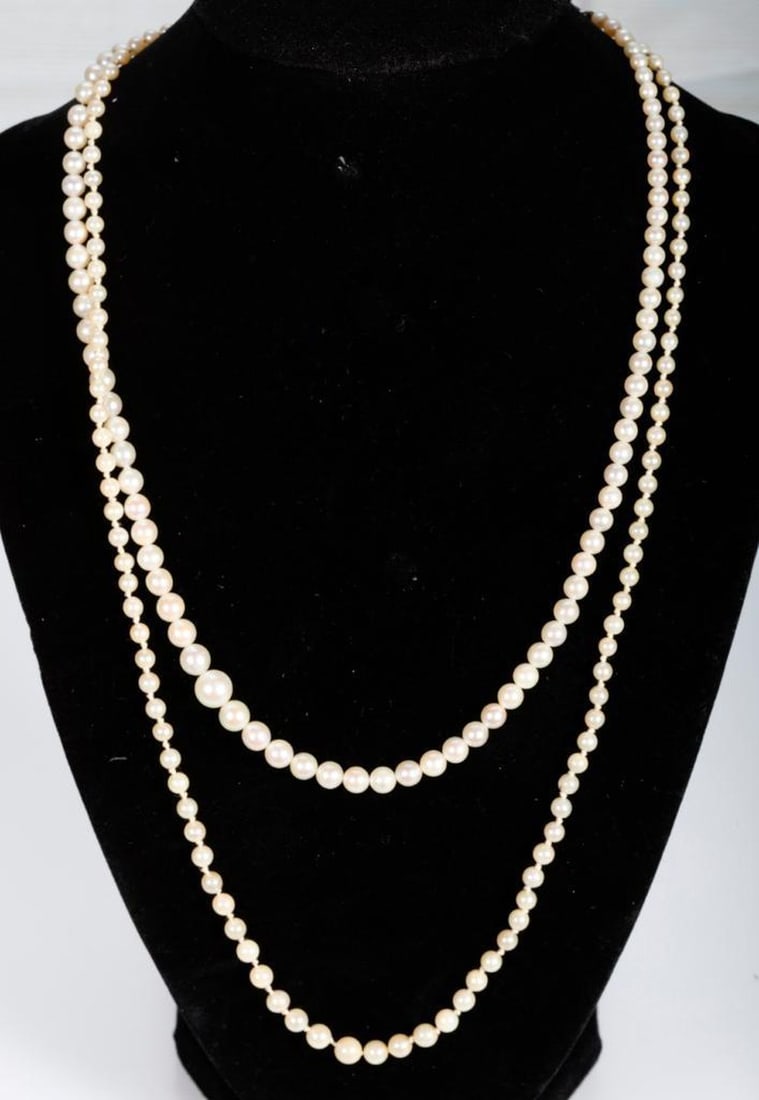 Group of cultured pearl and gold jewelry (1 of 3)