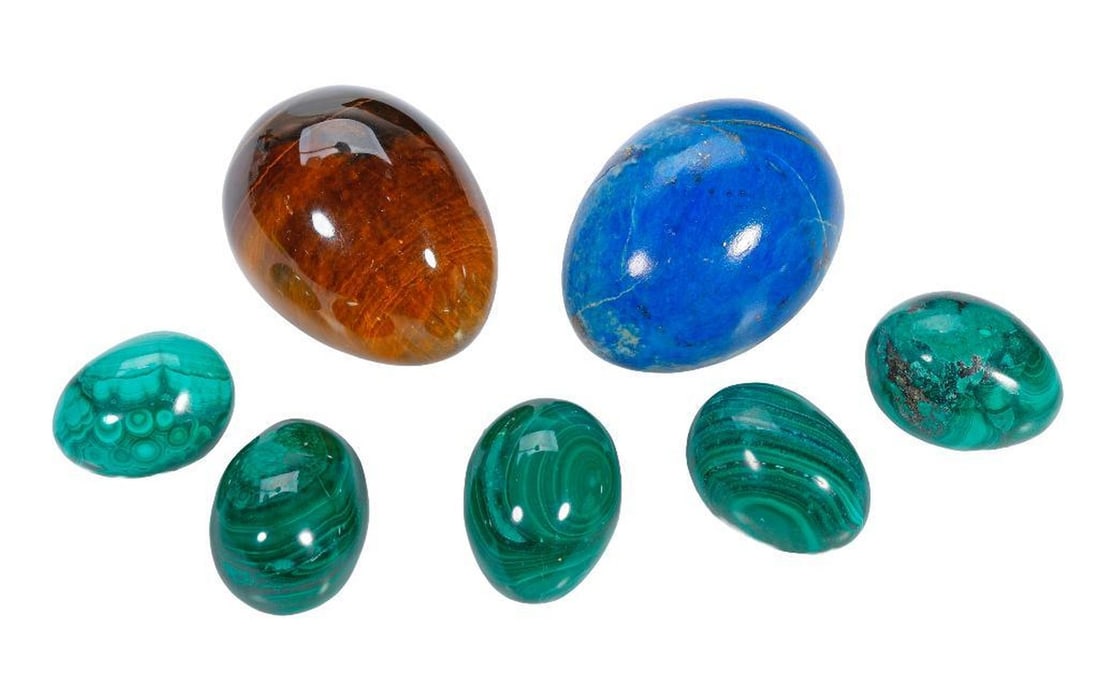 A group of hardstone eggs (1 of 1)