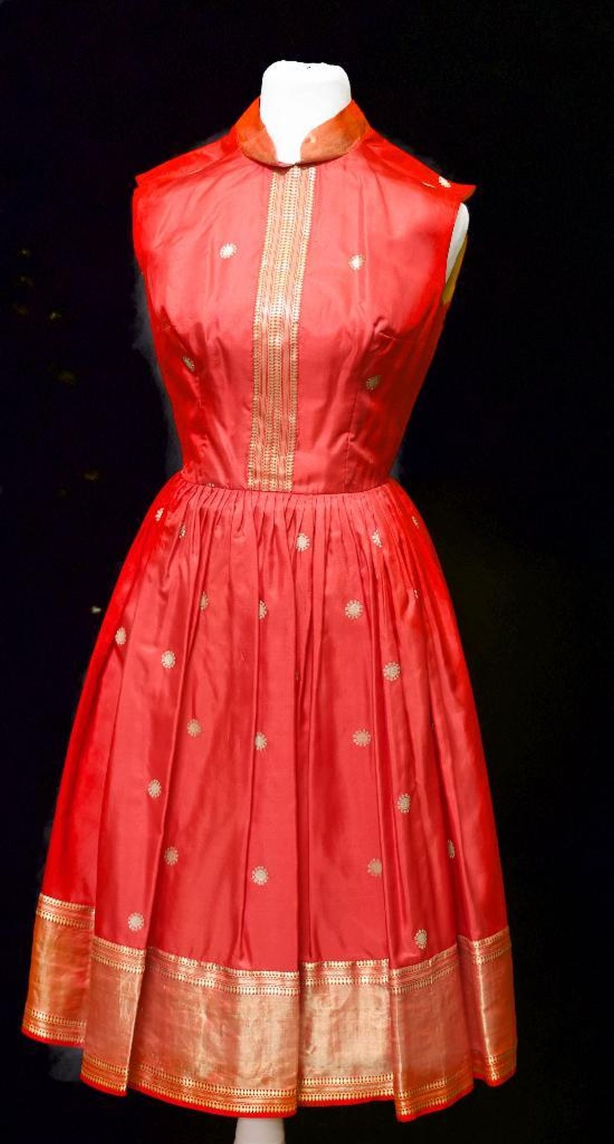 Vintage Asian Silk Custom Dress (1 of 2)