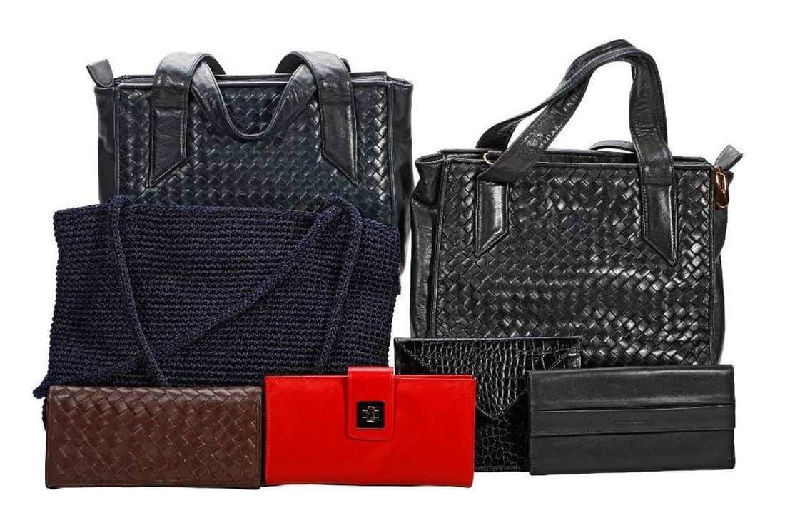 Two Nordstrom Handbags, The Sak Purse, and Assorted Wallets (1 of 2)