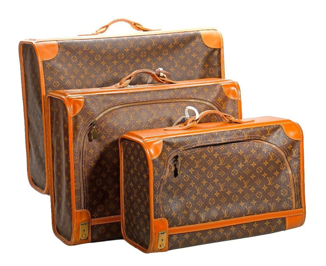 Louis Vuitton French Company Three-Piece Luggage Set (1 of 4)