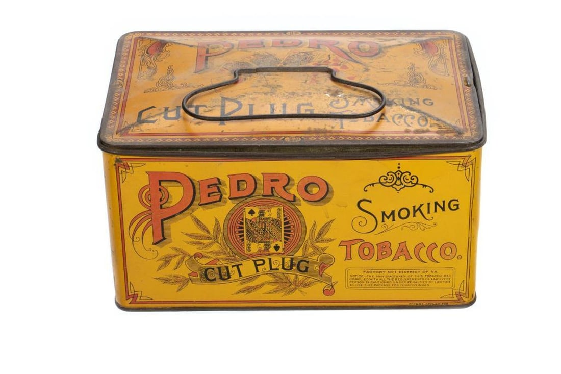 Two Vintage Tin Tobacco Boxes - 2