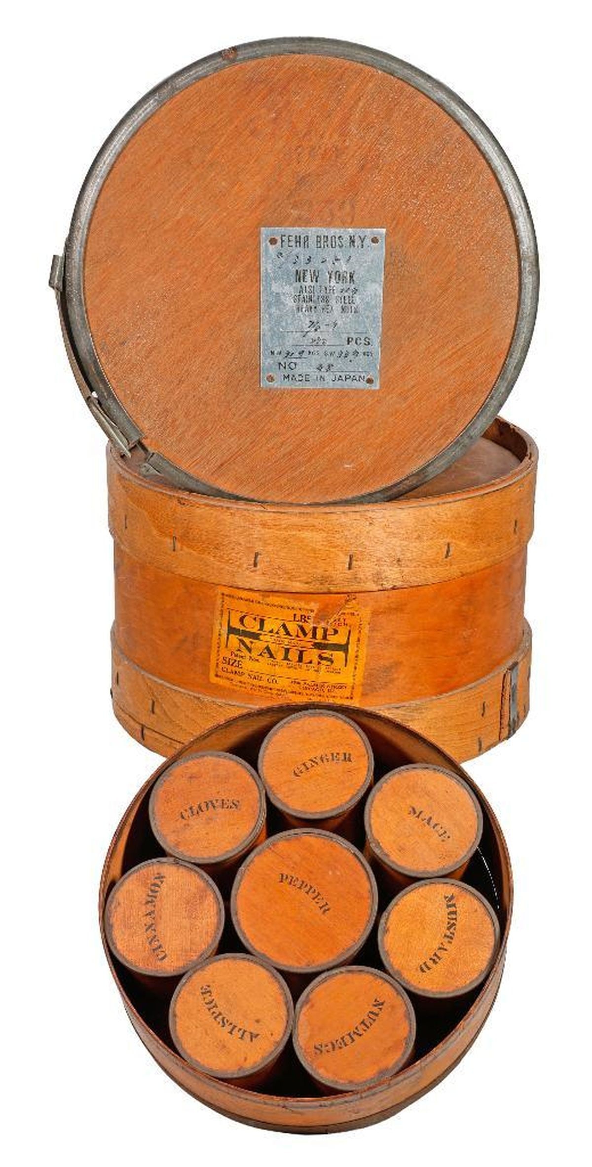 Lot of Vintage Wood Boxes or Containers (1 of 2)