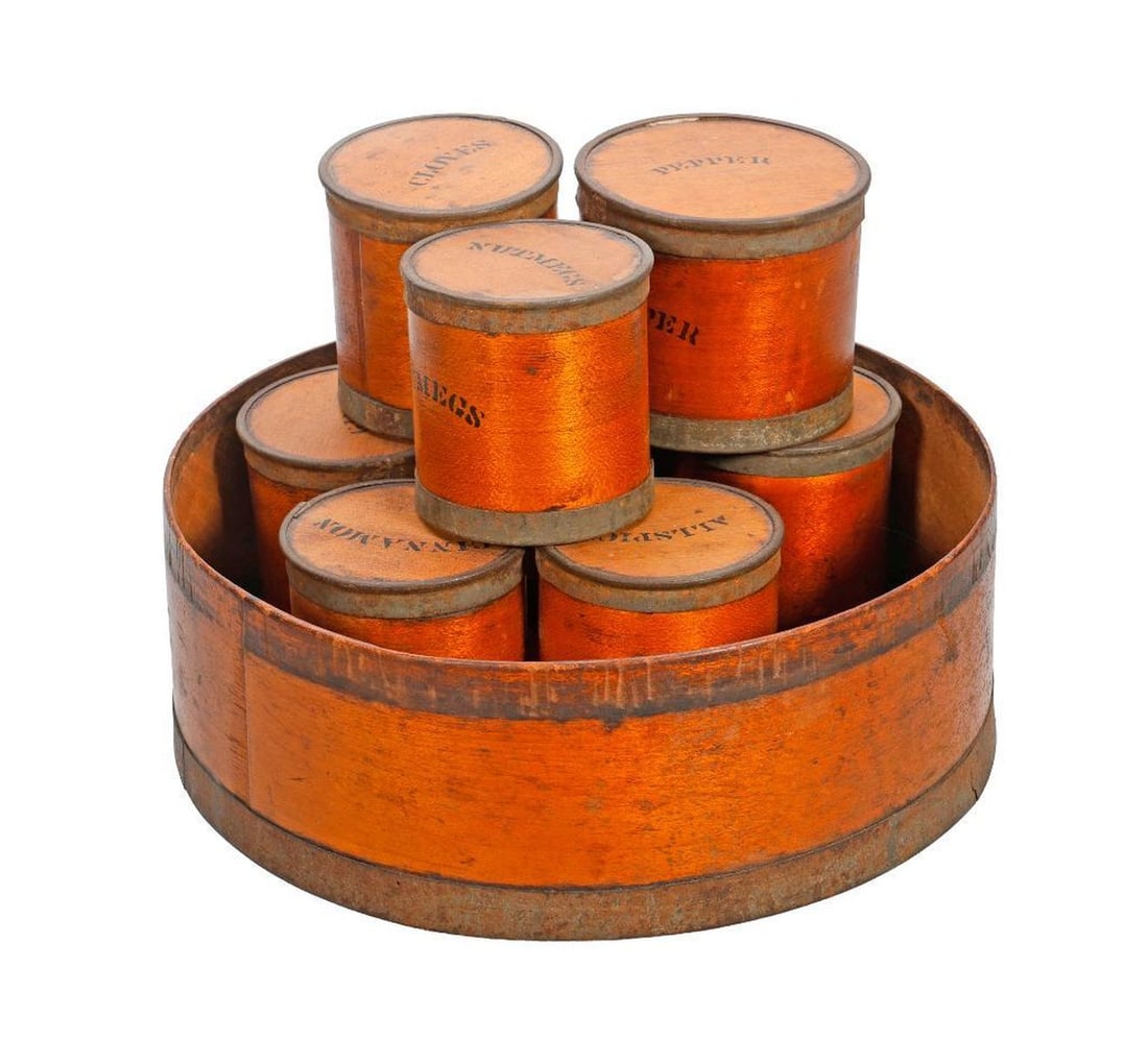 Lot of Vintage Wood Boxes or Containers - 2