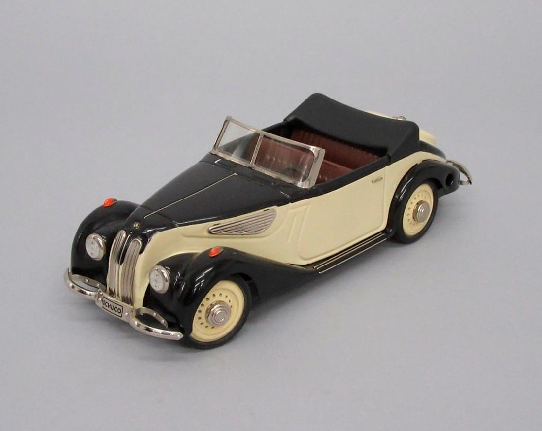 Three Schuco, Speulwarenwerke Schreuer & Co., BMW 327 Cabrio Cars - 2