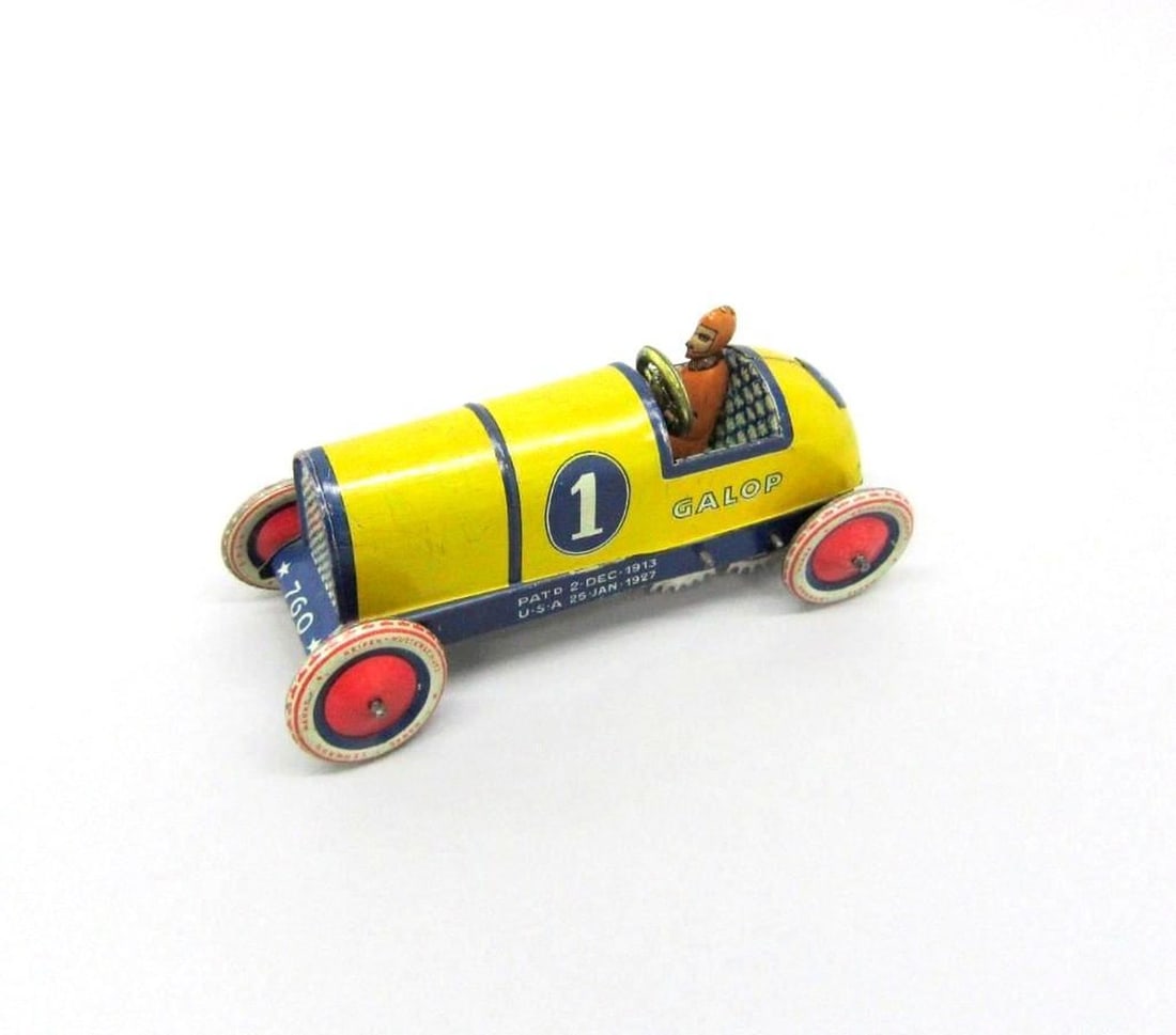 German Lehmann Yellow Race Car (1 of 1)