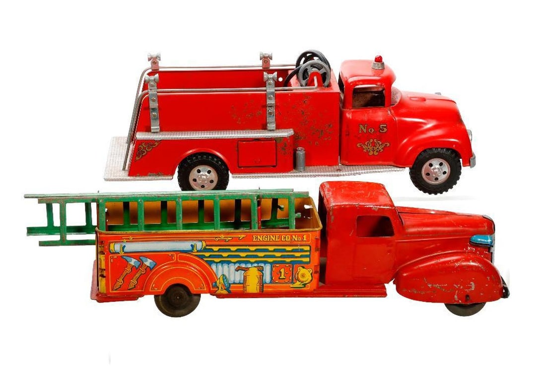 Two American Toy Fire Trucks (1 of 2)