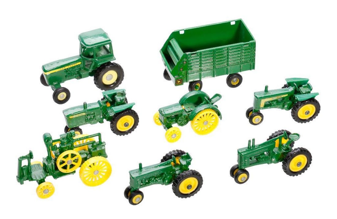 Collection of John Deere Tractors and Historical Replicas - 3