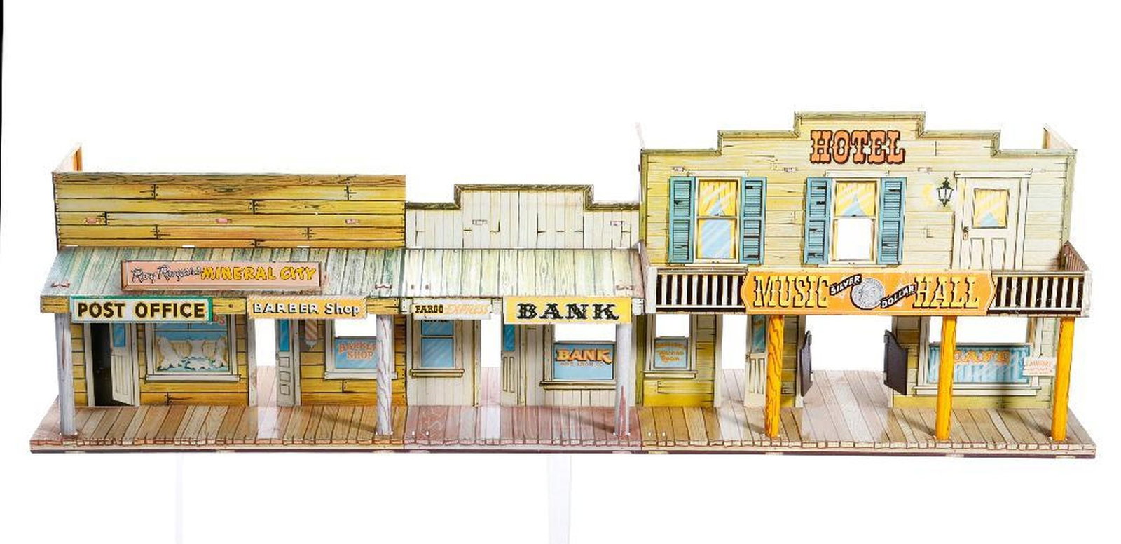 Marx Roy Rogers Mineral City Litho Tin Model - 2