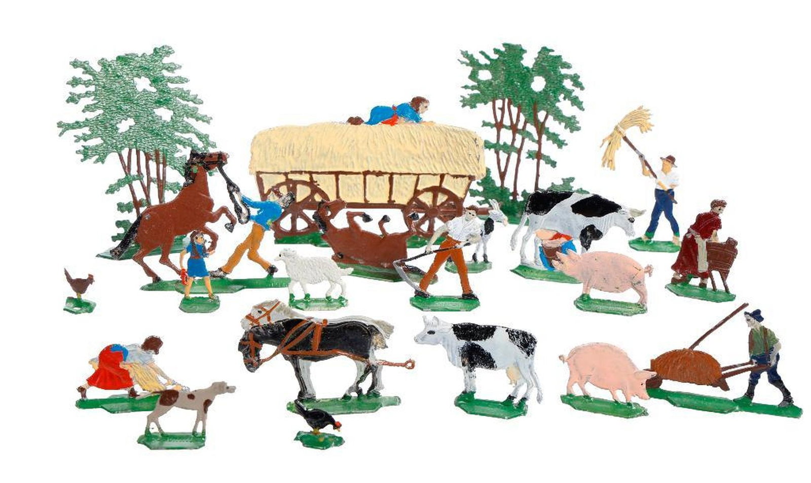 Eight American Heritage Collection Painted Wood Buildings - 2
