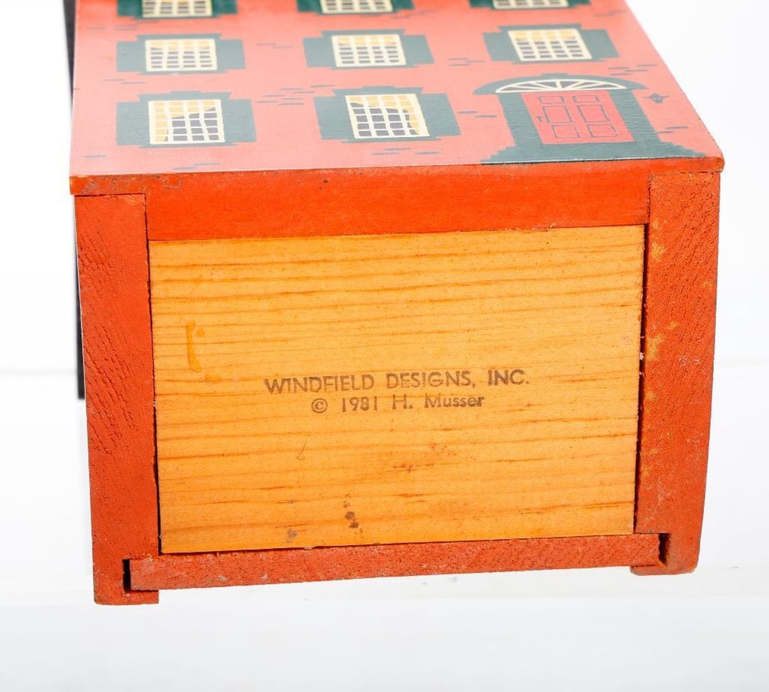 Eight American Heritage Collection Painted Wood Buildings - 3