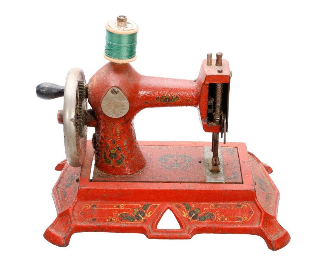 Six Art Nouveau Miniature Sewing Machines - 2