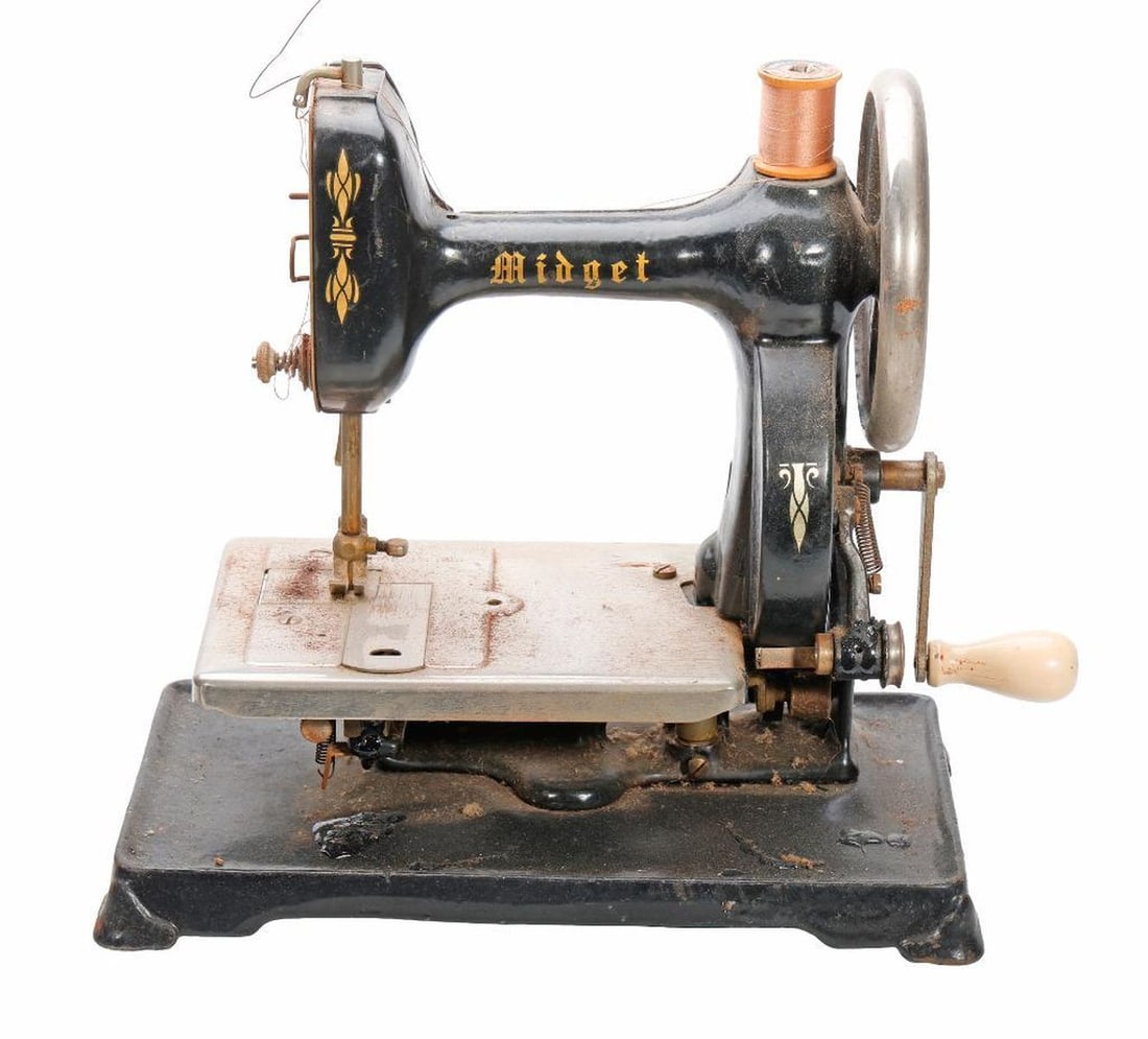 Six Vintage Miniature Sewing Machines - 2