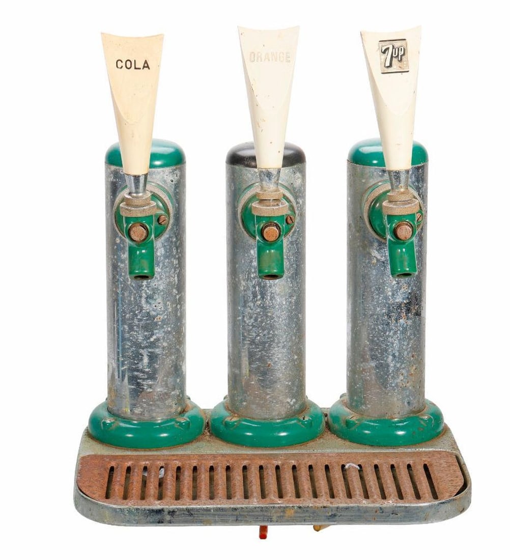 Vintage Three Tap Soda Dispenser (1 of 1)