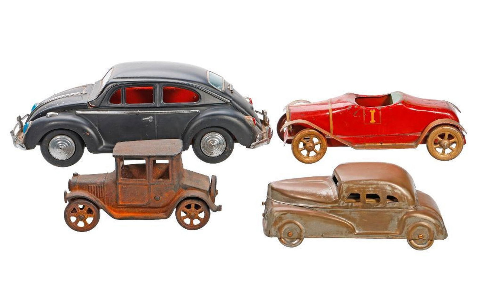 Four Vintage Toy Cars (1 of 3)