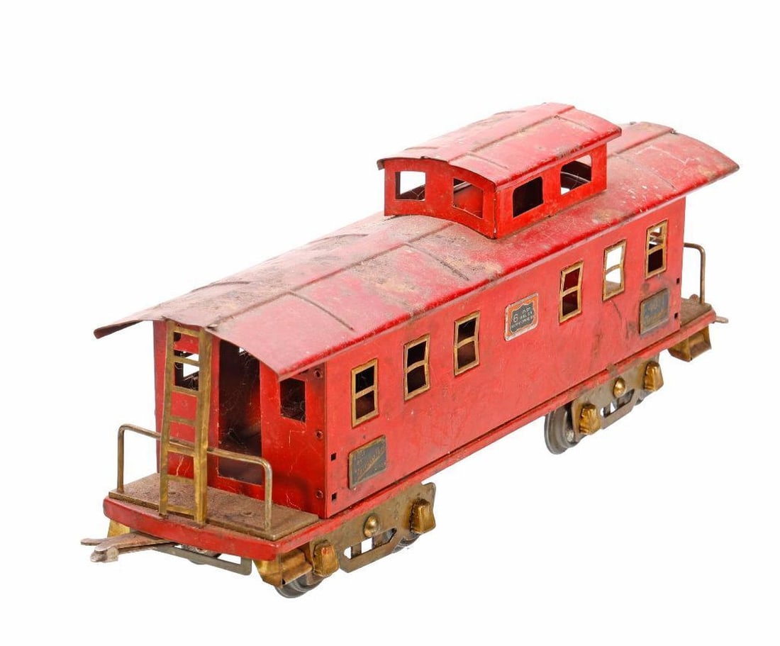 Assembled Lot of Toy Train Locomotives and American Flyer Cars - 3
