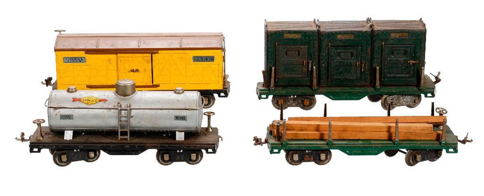 Vintage Lionel Lines Locomotive, Track and Seven Associated Cars - 4