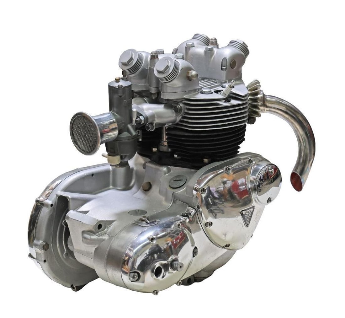 Triumph Parallel-Twin Motorcycle Engine - 2