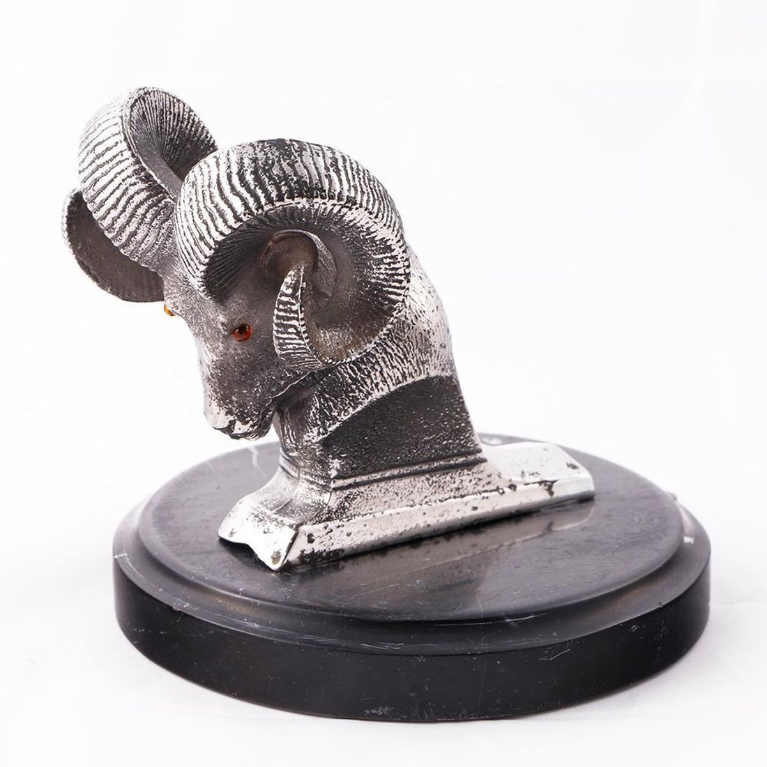 1960s Dodge Hood Ornament, Little Red Ram - 2