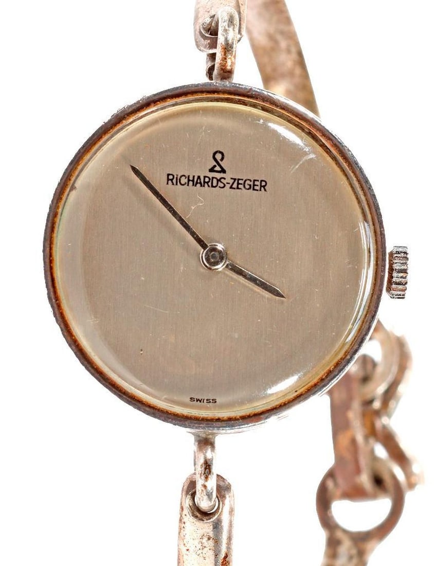 Richards Zeger France sterling silver bracelet watch (1 of 2)