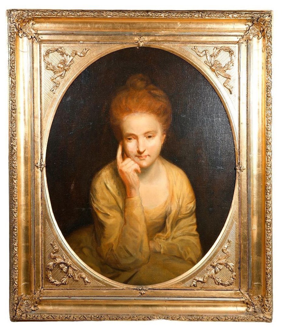 British School Painting of A Young Girl (1 of 1)