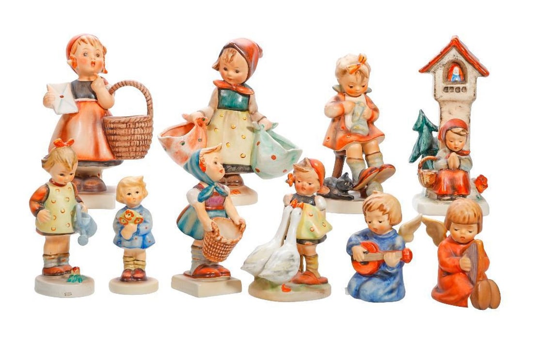 Ten Hummel Figures of Girls (1 of 4)