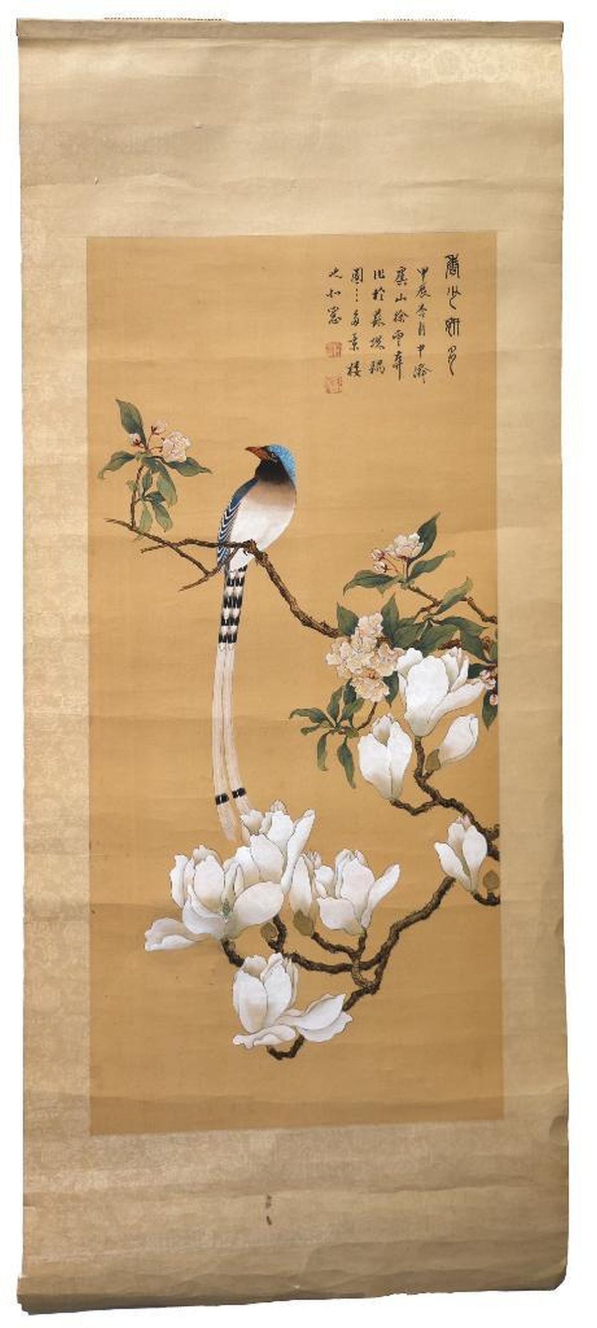 Chinese Scroll Painting of A Magpie (1 of 1)