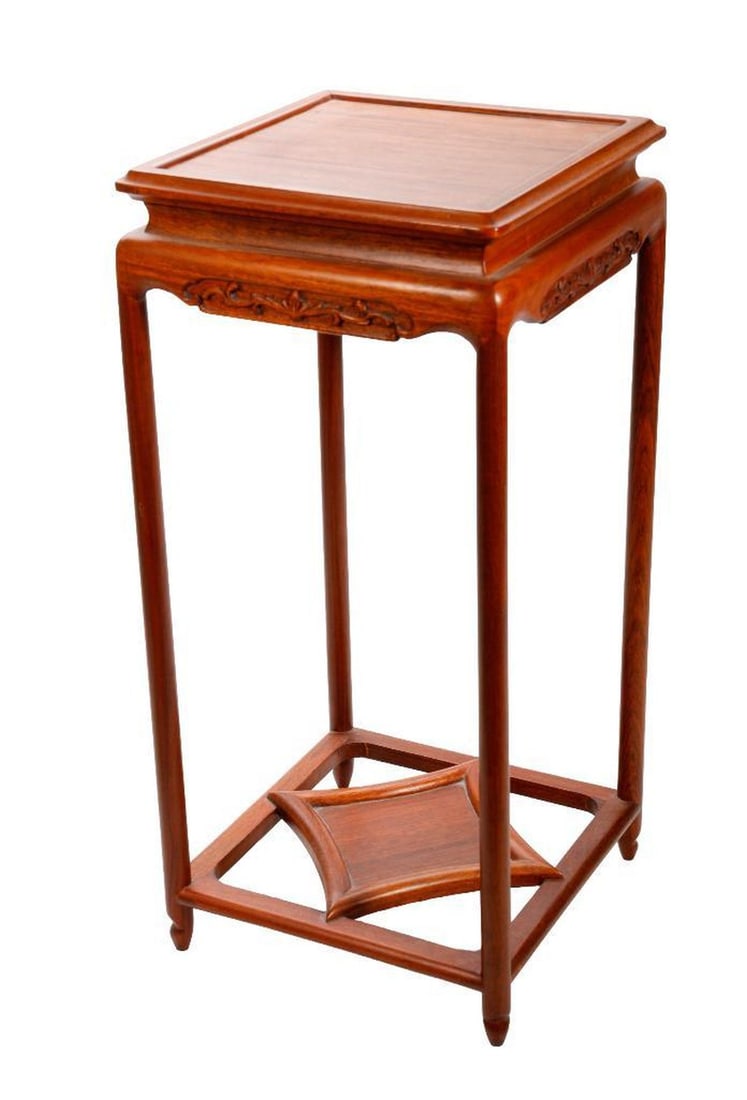 A Japanese Miniature Rosewood Display Stand (1 of 1)