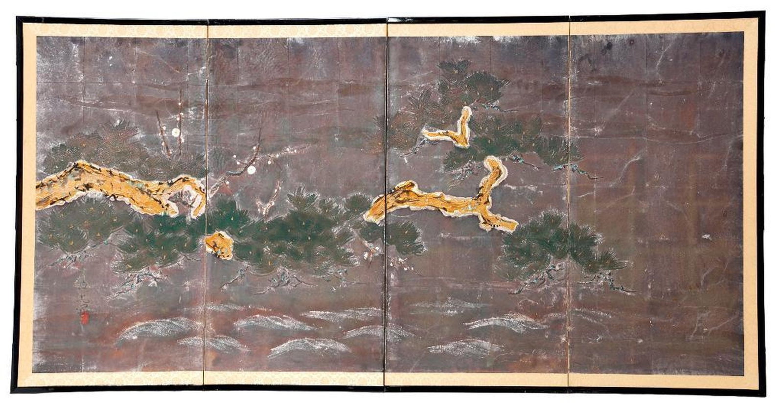 Japanese Mid Size Four Panel Screen (1 of 1)