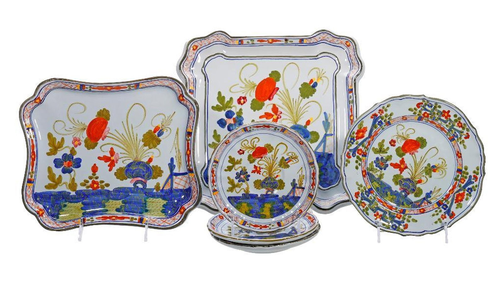 Signma Carnation Blue Tea and Dinner Service (1 of 4)